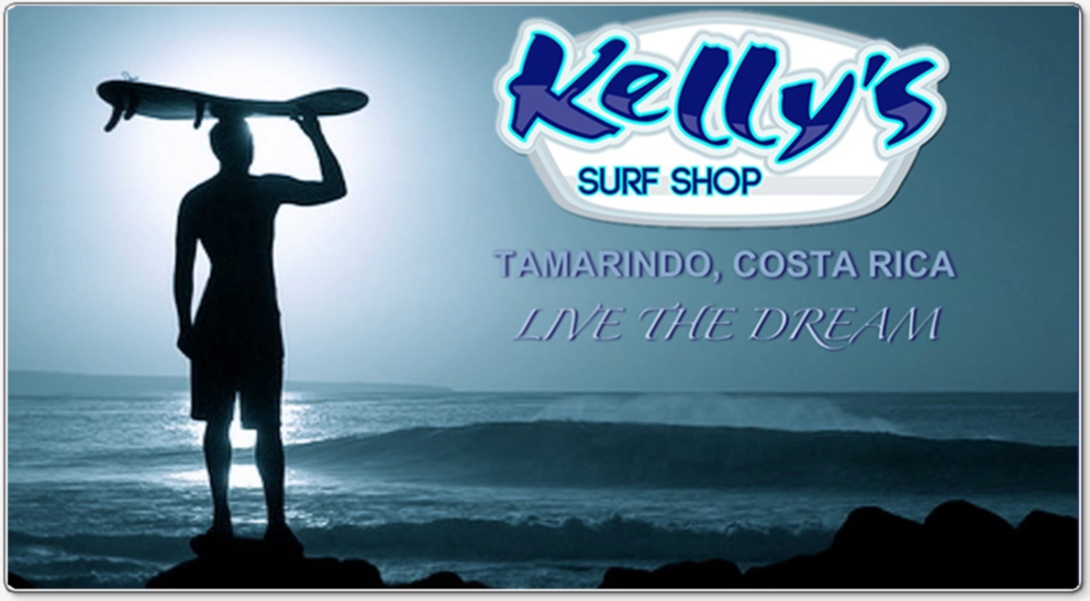 Visit Kelly's Surf Shop in Tamarindo, Costa Rica for all your surfing needs